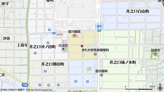 〒492-8162 愛知県稲沢市井之口小番戸町の地図