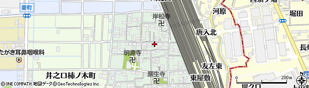 愛知県稲沢市井之口本町71周辺の地図