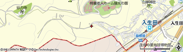 神奈川県小田原市入生田479周辺の地図