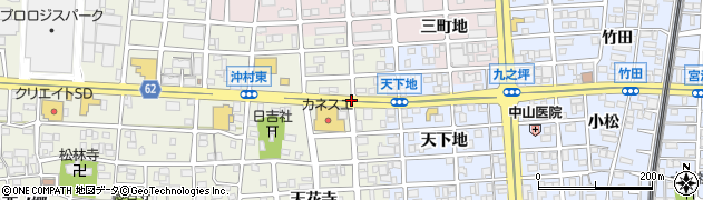 カネスエ西春店前周辺の地図