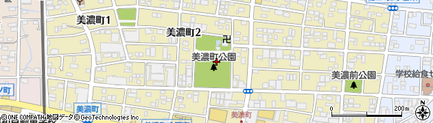愛知県春日井市美濃町周辺の地図