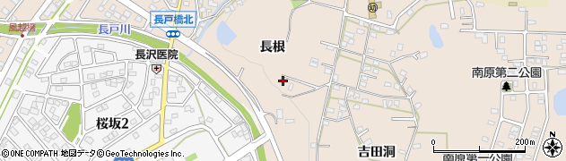 愛知県名古屋市守山区中志段味長根周辺の地図