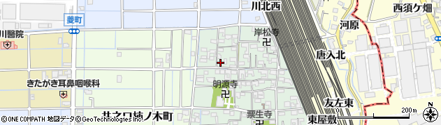 愛知県稲沢市井之口本町20周辺の地図