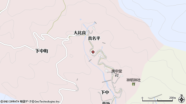 〒444-2838 愛知県豊田市下中町の地図