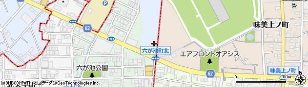 愛知県名古屋市北区楠町如意字摺鉢池周辺の地図
