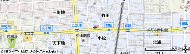 トヨタレンタリース名古屋西春店周辺の地図