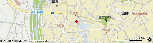 静岡県富士宮市淀師533周辺の地図