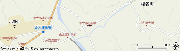 愛知県豊田市永太郎町羽根周辺の地図