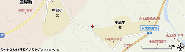 愛知県豊田市永太郎町小網周辺の地図