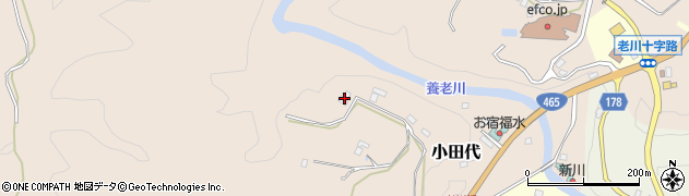 千葉県夷隅郡大多喜町小田代631周辺の地図