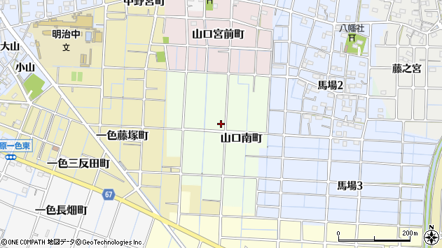 〒492-8344 愛知県稲沢市山口南町の地図