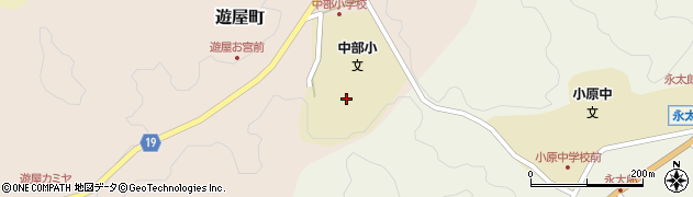 愛知県豊田市遊屋町向垣内周辺の地図