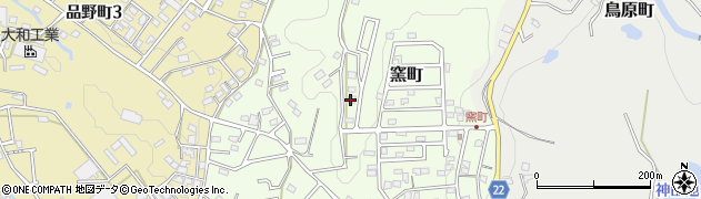 愛知県瀬戸市窯町574周辺の地図