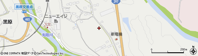 千葉県夷隅郡大多喜町三又周辺の地図
