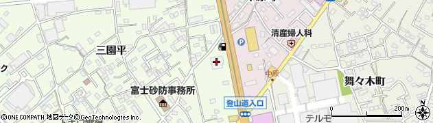 富士葬祭三園平周辺の地図