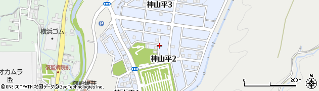 静岡県御殿場市神山平周辺の地図