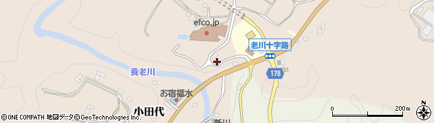 千葉県夷隅郡大多喜町小田代538周辺の地図