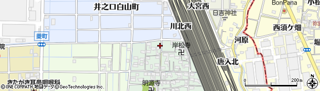 愛知県稲沢市井之口本町31周辺の地図