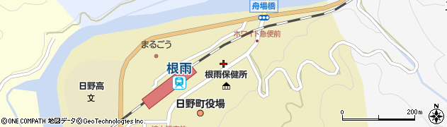 鳥取県西部総合事務所日野振興センター　日野振興局地域振興課課長補佐周辺の地図