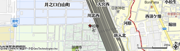 愛知県稲沢市井之口本町41周辺の地図