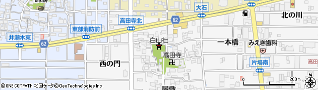 愛知県北名古屋市高田寺屋敷417周辺の地図