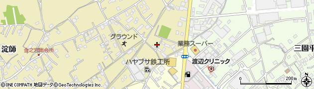 静岡県富士宮市淀師1109周辺の地図