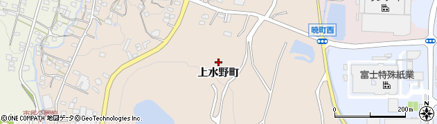 愛知県瀬戸市上水野町周辺の地図
