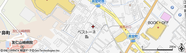 滋賀県彦根市高宮町1406周辺の地図