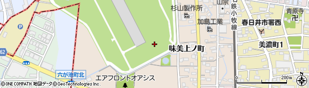 愛知県春日井市味美上ノ町周辺の地図