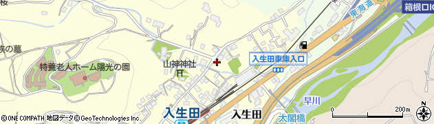神奈川県小田原市入生田78周辺の地図