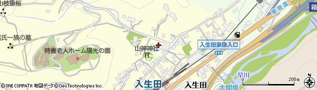 神奈川県小田原市入生田312周辺の地図