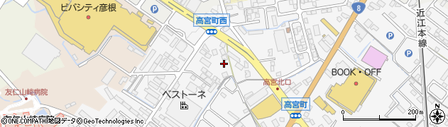 滋賀県彦根市高宮町1414周辺の地図