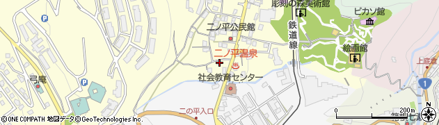神奈川県足柄下郡箱根町二ノ平1079周辺の地図