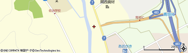 兵庫県丹波市青垣町佐治255周辺の地図