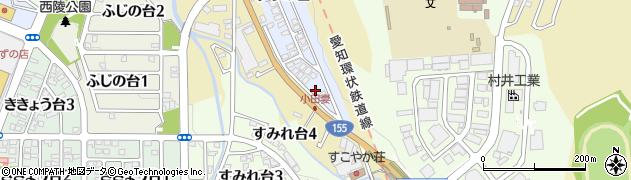 愛知県瀬戸市ゆりの台4周辺の地図