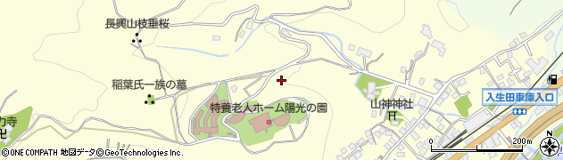 神奈川県小田原市入生田405周辺の地図