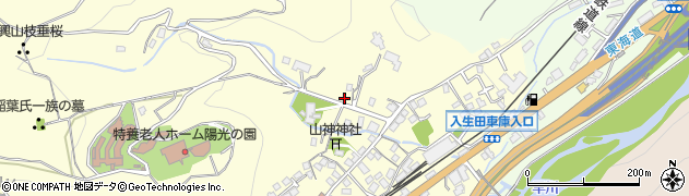 神奈川県小田原市入生田347周辺の地図