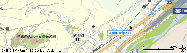 神奈川県小田原市入生田318周辺の地図
