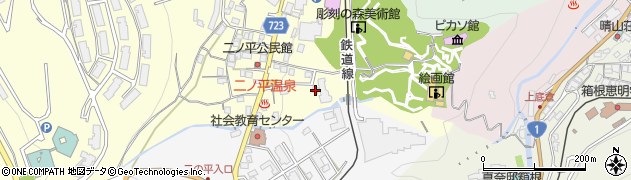 神奈川県足柄下郡箱根町二ノ平1061周辺の地図