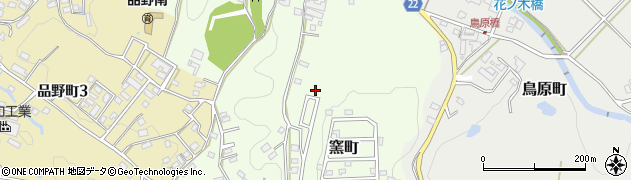愛知県瀬戸市窯町577周辺の地図