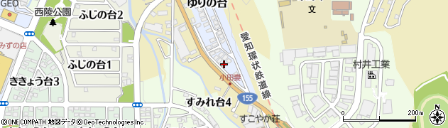愛知県瀬戸市ゆりの台6周辺の地図