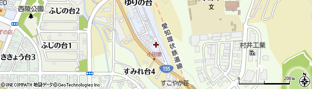 愛知県瀬戸市ゆりの台14周辺の地図