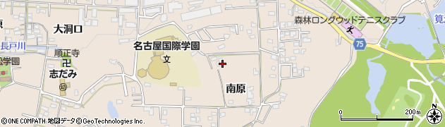 愛知県名古屋市守山区中志段味（南原）周辺の地図