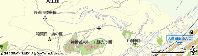 神奈川県小田原市入生田398周辺の地図
