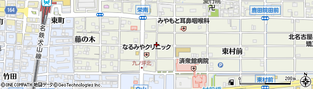 愛知県北名古屋市鹿田（寺前附西川崎）周辺の地図