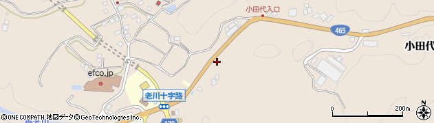 千葉県夷隅郡大多喜町小田代311周辺の地図