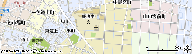 愛知県稲沢市片原一色町（藤塚）周辺の地図
