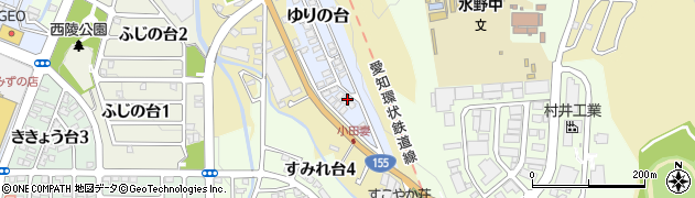 愛知県瀬戸市ゆりの台12周辺の地図