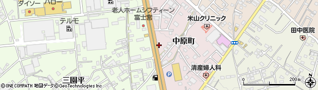 静岡県富士宮市中原町100周辺の地図