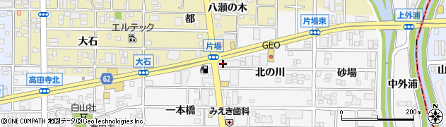 愛知県北名古屋市高田寺北の川22周辺の地図